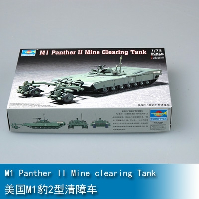 Trumpeter M1 Panther II Mine clearing Tank 1:72 Armored vehicle 07280