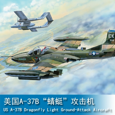 Trumpeter US A-37B Dragonfly Light Ground-Attack Aircraft 1:48 Fighter 02889